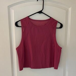 Lululemon Athletica Berry cropped Tank Top